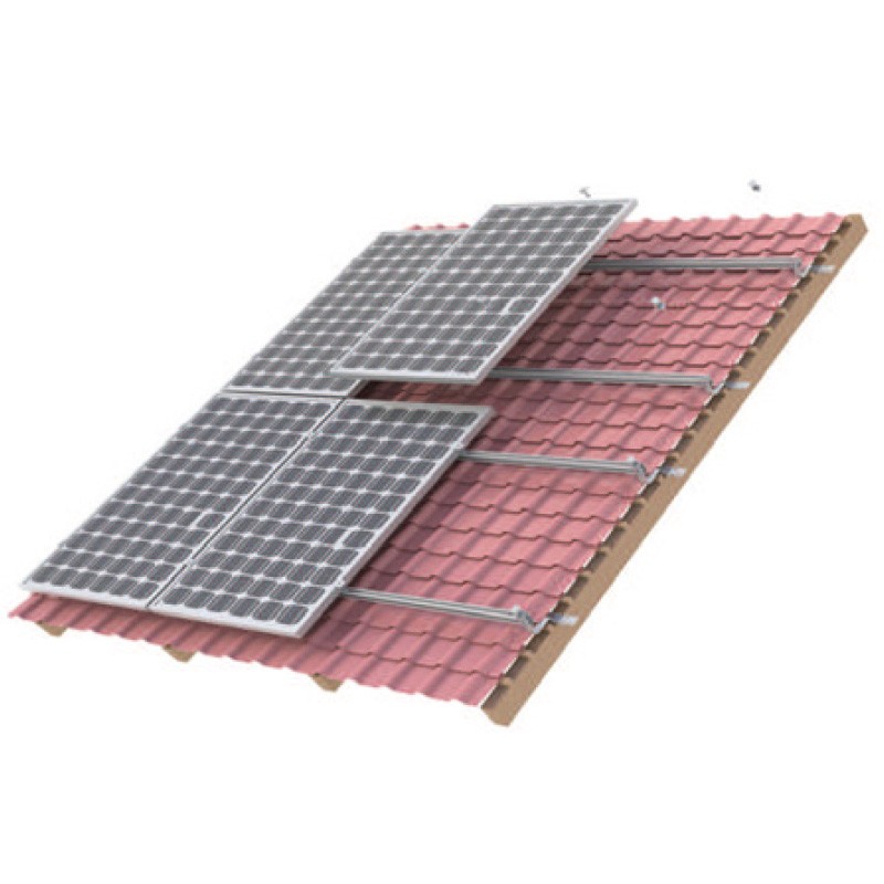 Ceramic tile roof installation system